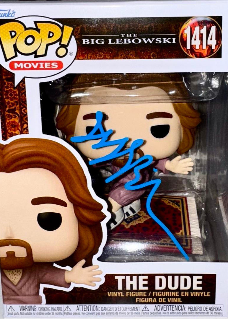 Jeff Bridges Signed Funko Pop #1414 "The Dude" Big Lebowski - Beckett COA